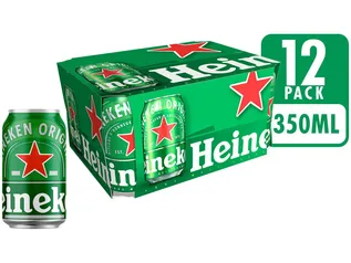 Cerveja Heineken Pilsen 350ml - 12 Unidades