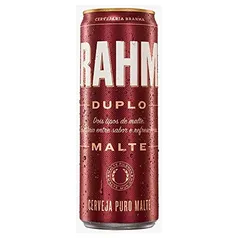 Cerveja Brahma Duplo Malte, Puro Malte, 350ml, Lata