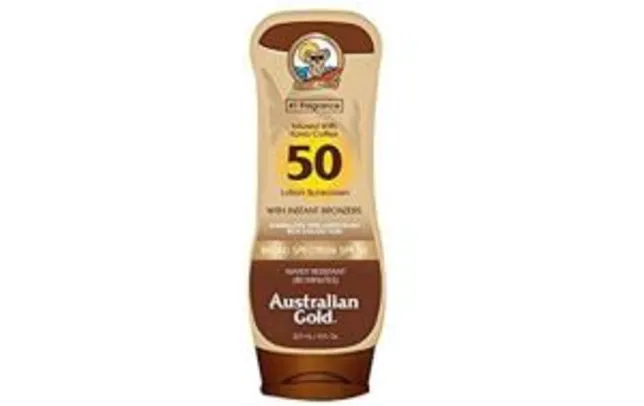 Saindo por R$ 29,95: [50% off] Protetor Solar Kona Coffee Fps 50 237ml, Australian Gold | Pelando