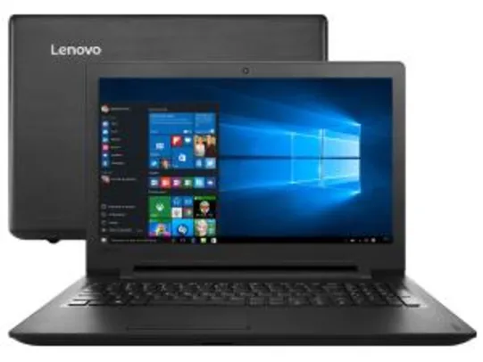 Notebook Lenovo Ideapad 110 Intel Dual Core - 4GB 1TB LED 15,6" Windows 10 - R$1.376