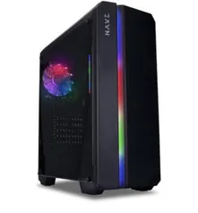 Desktop Gamer NAVE Urano AA01, RYZEN 5 3600, 8GB RAM DDR4, SSD 256GB, AMD RX580 | R$4.118