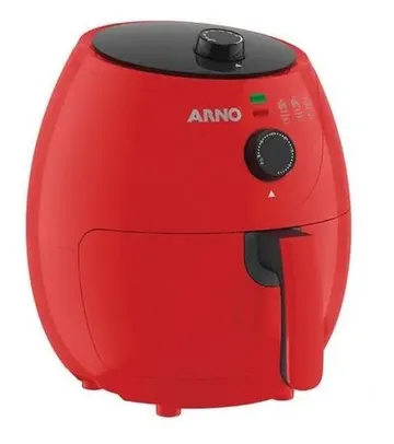 Fritadeira sem óleo Arno Airfry Easy Fry com 3,2 litros Hot Air e Cesto Removível Vermelha EZFV