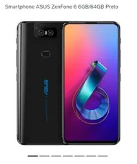 Zenfone 6 Snapdragon 855 6GB 64GB - R$2699