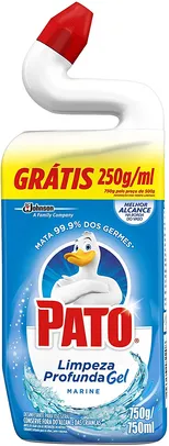 [PRIME+Rec.] Limpador Sanitário Pato Marine 500ml + 250ml de graça - mín 2 unid | R$7