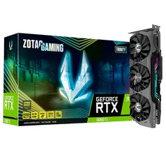 Placa de Vídeo Zotac GEFORCE RTX 3080 Ti TRINITY LHR, 19Gbps, 12GB GDDR6X, com RGB, Ray Tracing, DLSS e IceStorm 2.0 - ZT-A30810D-10P