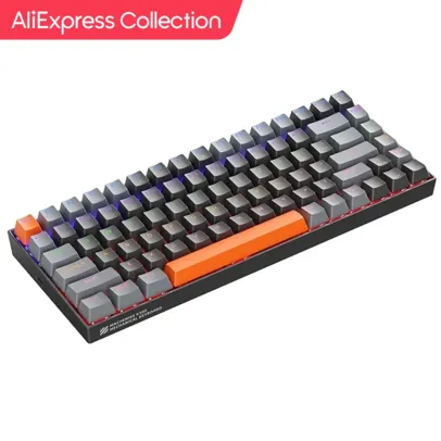 [Moedas/ Com Imposto] Teclado Mecânico Machenike K500-B84 TKL, RGB, PBT, Switch Huano Hot Swap