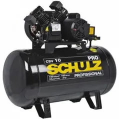 Compressor 10 Pés 100 Litros 140 Libras 2 HP CSV-10/100 PRO SCHULZ 110V - R$149,90