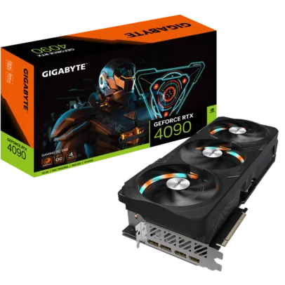 Placa De Vídeo Gigabyte NVIDIA GeForce RTX 4090 Gaming OC, 24GB, GDDR6X, DLSS, Ray Tracing, GV-N4090