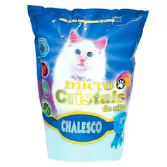 Areia Sanitária Chalesco Micro Cristais de Sílica - 1,8 Kg