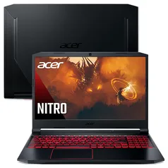 Notebook Gamer Acer GeForce GTX 1650 AMD Ryzen 5-4600H 16GB 512GB SSD Tela Full HD 15.6” Endless OS Aspire Nitro 5 AN515-44-R5YZ R$ 4139