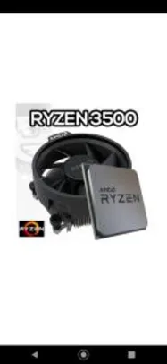 Processador AMD Ryzen 5 3500 3.6GHz (4.1GHz Turbo), 6-Cores 6-Threads, R$ 999