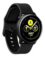 Smartwatch Samsung Galaxy Watch Active Preto com Tela Super Amoled de 1.1"