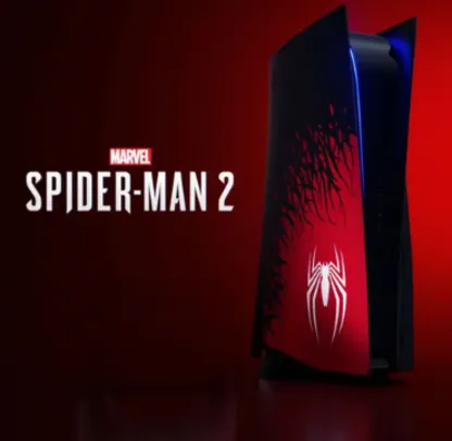 [Com Taxas] Capa Playstation 5 Temática Spider-Man 2