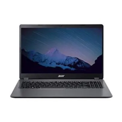 Notebook Acer 15,6" 4GB 1TB W10 R$2899