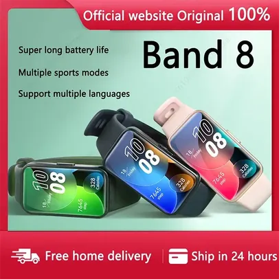 [Taxas Inclusas/R$107 Moedas App] Smartband HUAWEI Band 8