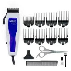 Máquina de Cortar Cabelo Wahl Home | Cut Basic com Alavanca de Ajuste, 8 Pentes de Corte