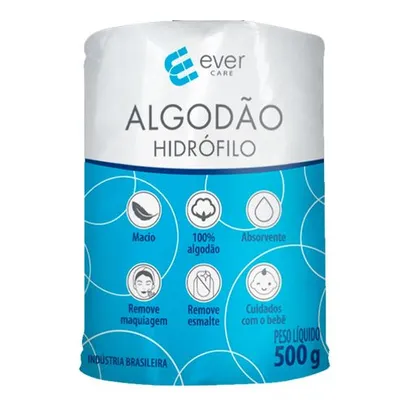 Algodão Hidrófilo Sanfarma Ever Care 500g