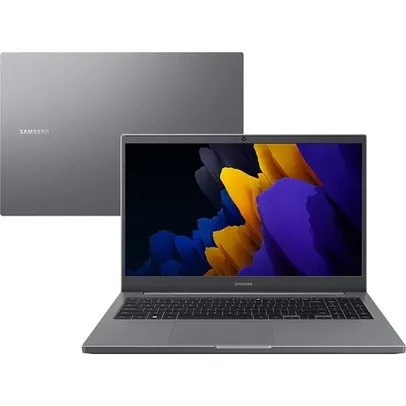 Notebook Samsung Book Intel Core i5-1135G7 8GB 256GB SSD (Intel Iris Xe) W10 FHD 15.6'' Cinza Chumbo NP550XDA-KF2BR