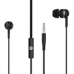 Fone de Ouvido Estéreo Pace 105BK Intra-Auricular com Microfone, | R$ 40