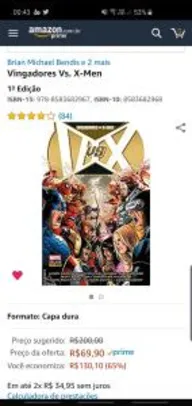 Vingadores Vs. X-Men - R$70