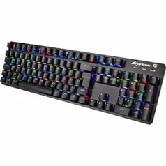 Teclado Gamer Mecanico K5 Rgb, Fortrek, Preto R$163