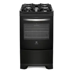 Fogão Piso Electrolux 52LPV 4 Bocas Preto R$1.082