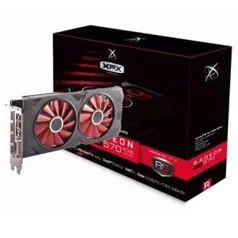 Placa de Vídeo VGA AMD XFX RADEON RX 570 4GB RS XXX ED OC+ DDR5 1284Mhz