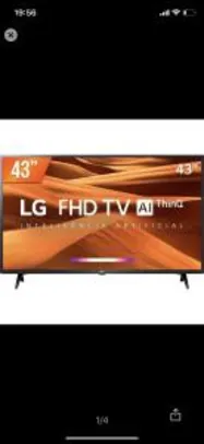 Smart Tv Lg 43" Led Wi-Fi Quad Core FullHd Hdmi Usb - 43lm631c0sb | R$ 1698