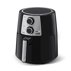 Fritadeira Air Fryer Sem Óleo Midea, Preto, 3,5L, 220V