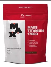 Hipercalórico Max Titanium Mass Titanium 17500 Refil 3kg - Chocolate 