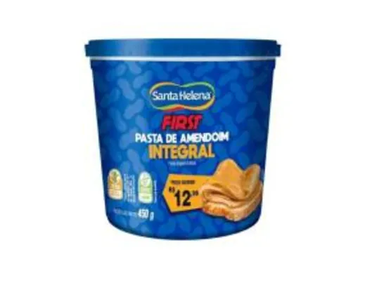 Pasta de Amendoim integral Santa Helena | R$6