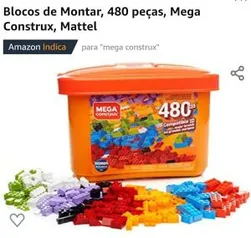 (PRIME) Blocos de Montar, 480 peças, Mega Construx, Mattel