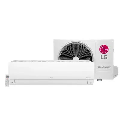 Ar Condicionado Split Hi Wall Inverter LG Dual Compact +IA R-32 9000 BTU/h Frio S3NQ09AAQAL.EB2GAM1 – 220 V