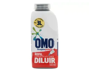 [L6 P3] Sabão Líquido Concentrado Omo Lavagem Perfeita - Refil 500ml