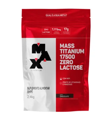 HIPERCALORICO Mass Titanium 17500 ZERO LACTOSE 2,4kg 