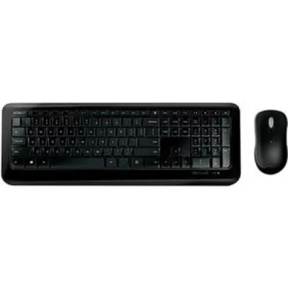 Kit Teclado e Mouse Wireless 850 - Microsoft - R$99