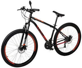 Bicicleta Caloi Vulcan Aro 29 com 21 Velocidades, Preto