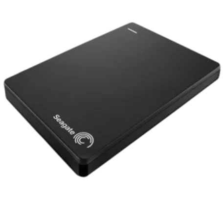 HD Externo Portátil Seagate Backup Plus Slim Stdr1000100 Preto 1Tb USB 3.0 + 200Gb na Nuvem OneDrive