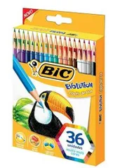 [PRIME] Lápis de Cor, Bic, Evolution,36 Cores