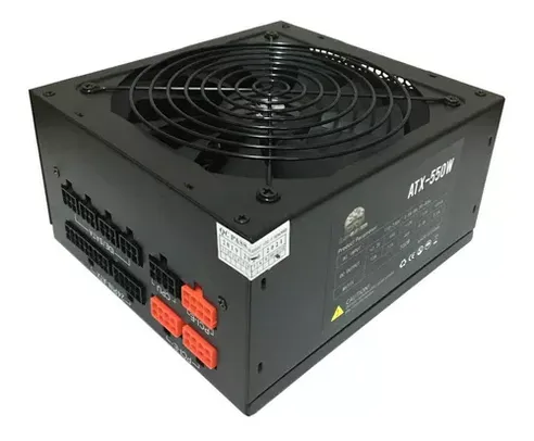 Fonte Safegamer 550w Full Modular Pfc Ativo Preto