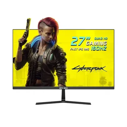 Monitor Gamer New Hero Blade Super, 27 Pol, Quad HD, 1ms, 180Hz, FAST IPS, 99% sRGB, FreeSync, HDMI/DP, NH-S272R