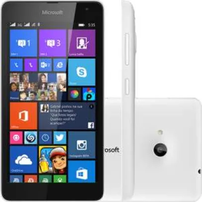 [ÉFacil] Smartphone Lumia 535 Dual Chip Branco - 298