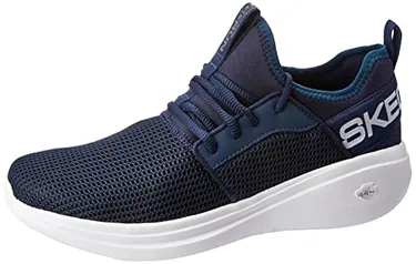 Skechers GO RUN VAST - VALOR Tênis, Masculino, Azul Escuro