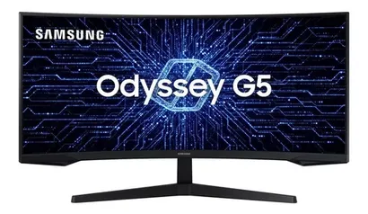 [Santander] Monitor Gamer Curvo Odyssey 34' Ultra Wqhd 165hz 1ms Samsung Cor Preto 110V/220V