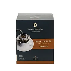 Drip Coffee Gourmet Display Cafe Santa Monica com 10 Unidades