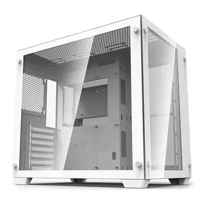 Gabinete Gamer Aigo DarkFlash C285, Lateral de Vidro, Branco, C285-WH