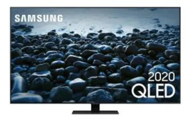 Samsung Smart TV 55" QLED 4K Q80T, Pontos Quânticos, Modo Game 120hz e HDMI 2.1, Som em Movimento, Alexa