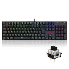 Teclado Mecânico Gamer Redragon Mitra K551 RGB, Switch Black, ABNT2, Black