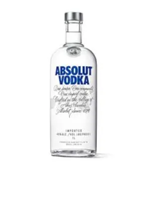 [PRIME] Vodka Absolut, 1L | R$72