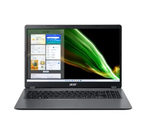 Notebook Acer A315-56-3478 Core I3 4GB 256GB SSD Windows 11 15.6"